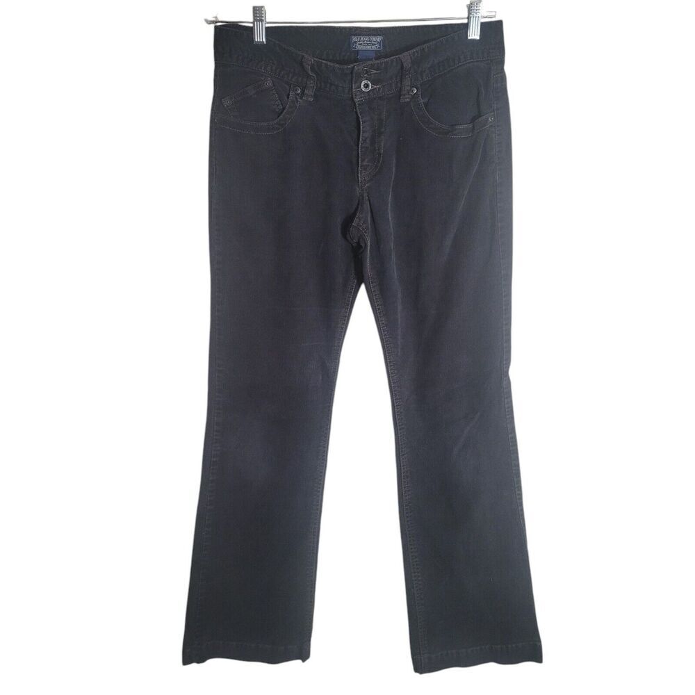 Polo Jeans Co. Corduroy Boot Cut Pants Women's Size 10 X 32 Flap Pocket READ